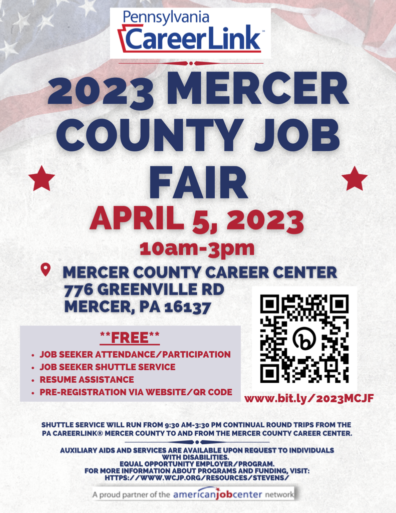 2023 Mercer County Job Fair